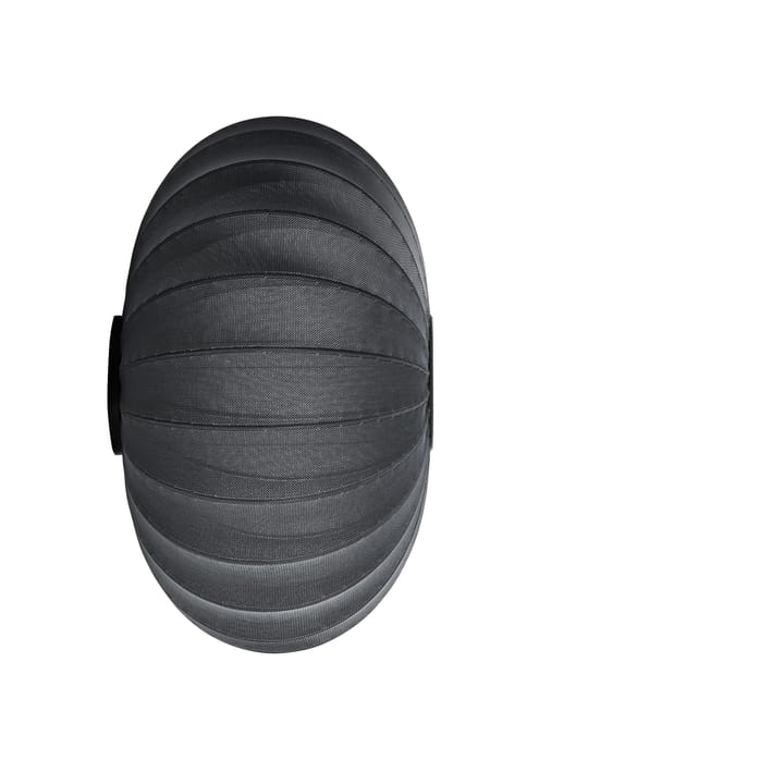 Knit-Wit 76 Oval vegg- og taklampe - Black - Made By Hand
