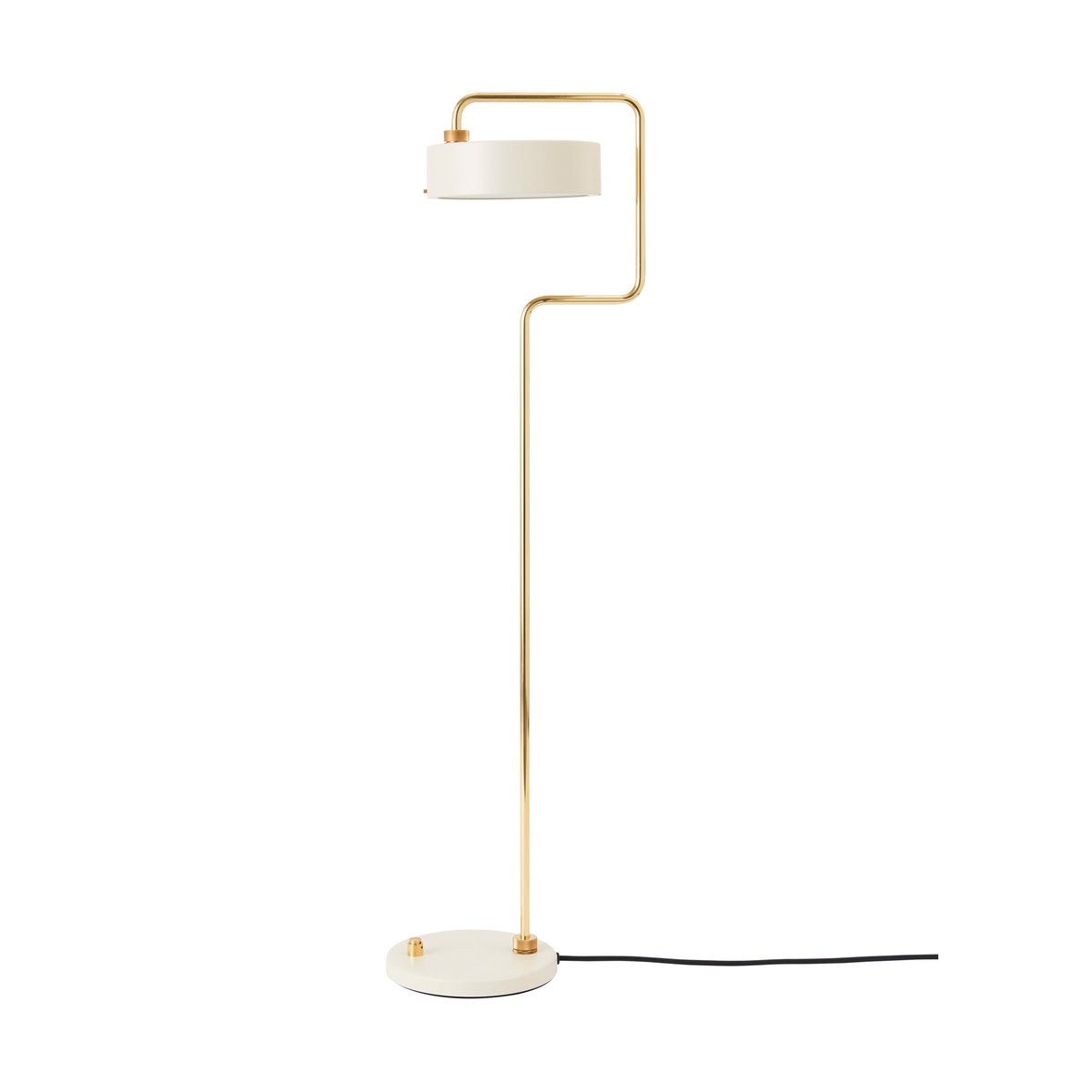 Bilde av Made By Hand Petite Machine gulvlampe Oyster white