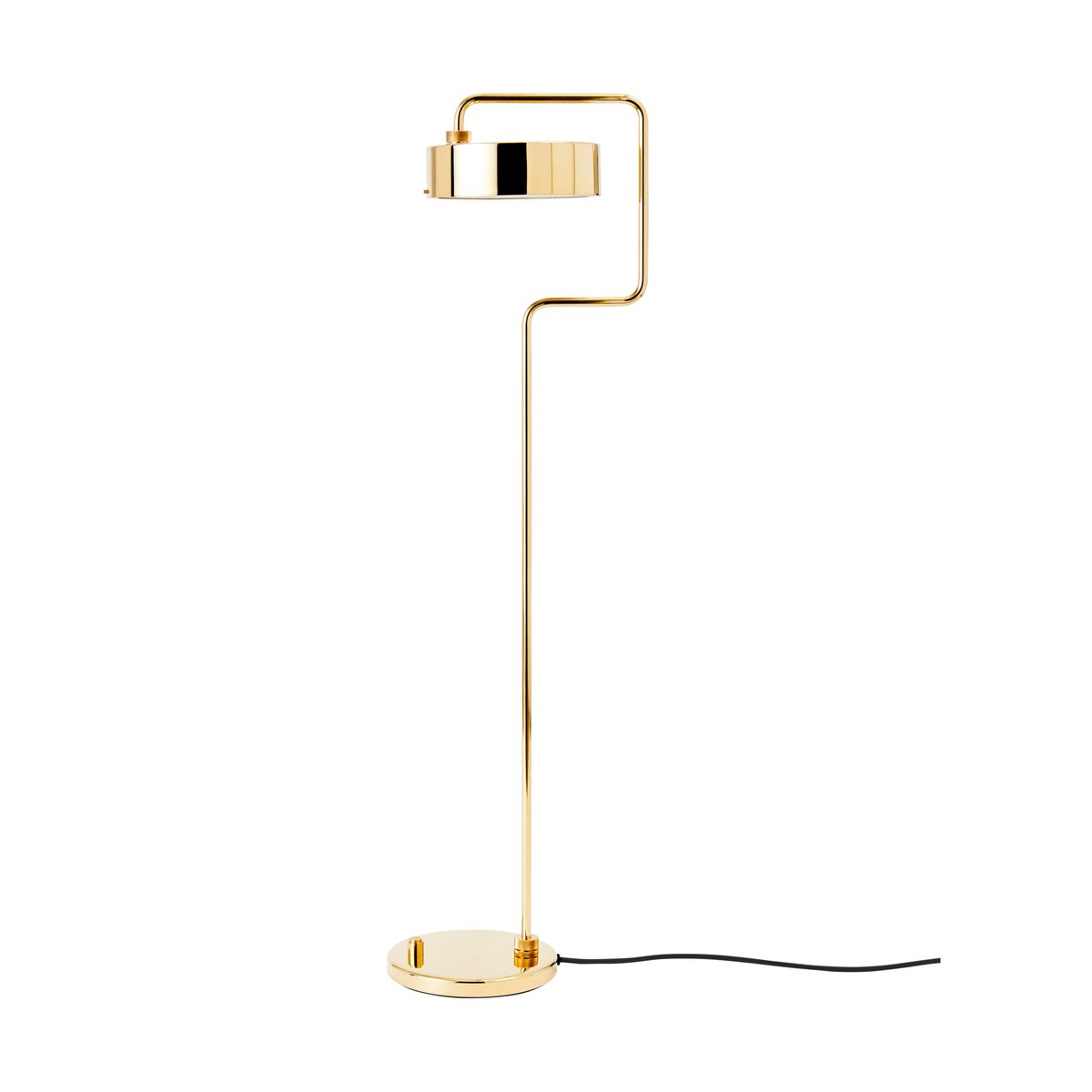 Bilde av Made By Hand Petite Machine gulvlampe Polished brass