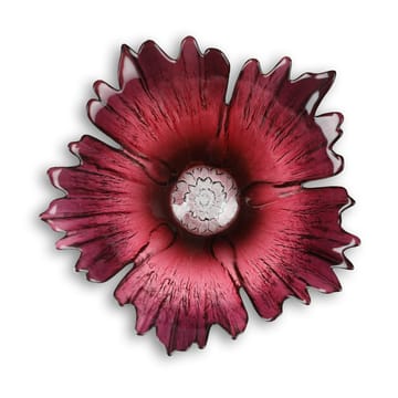 Fleur glasskål rødrosa - liten Ø 19 cm - Målerås Glasbruk