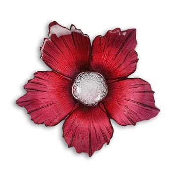 Fleur glasskål rødrosa - stor Ø 23 cm - Målerås Glasbruk
