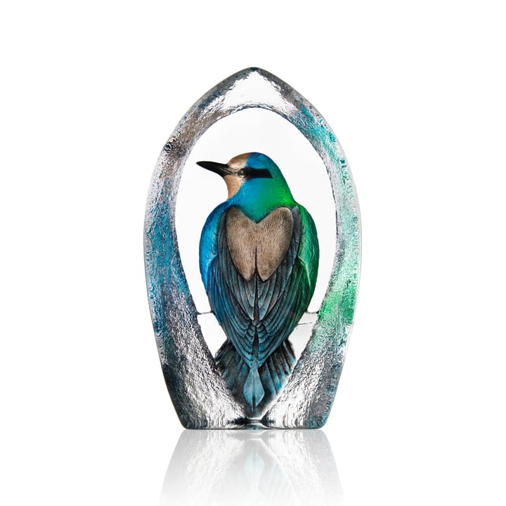 Wildlife Colorina glasskulptur Ltd Ed 27 cm - Blå - Målerås Glasbruk