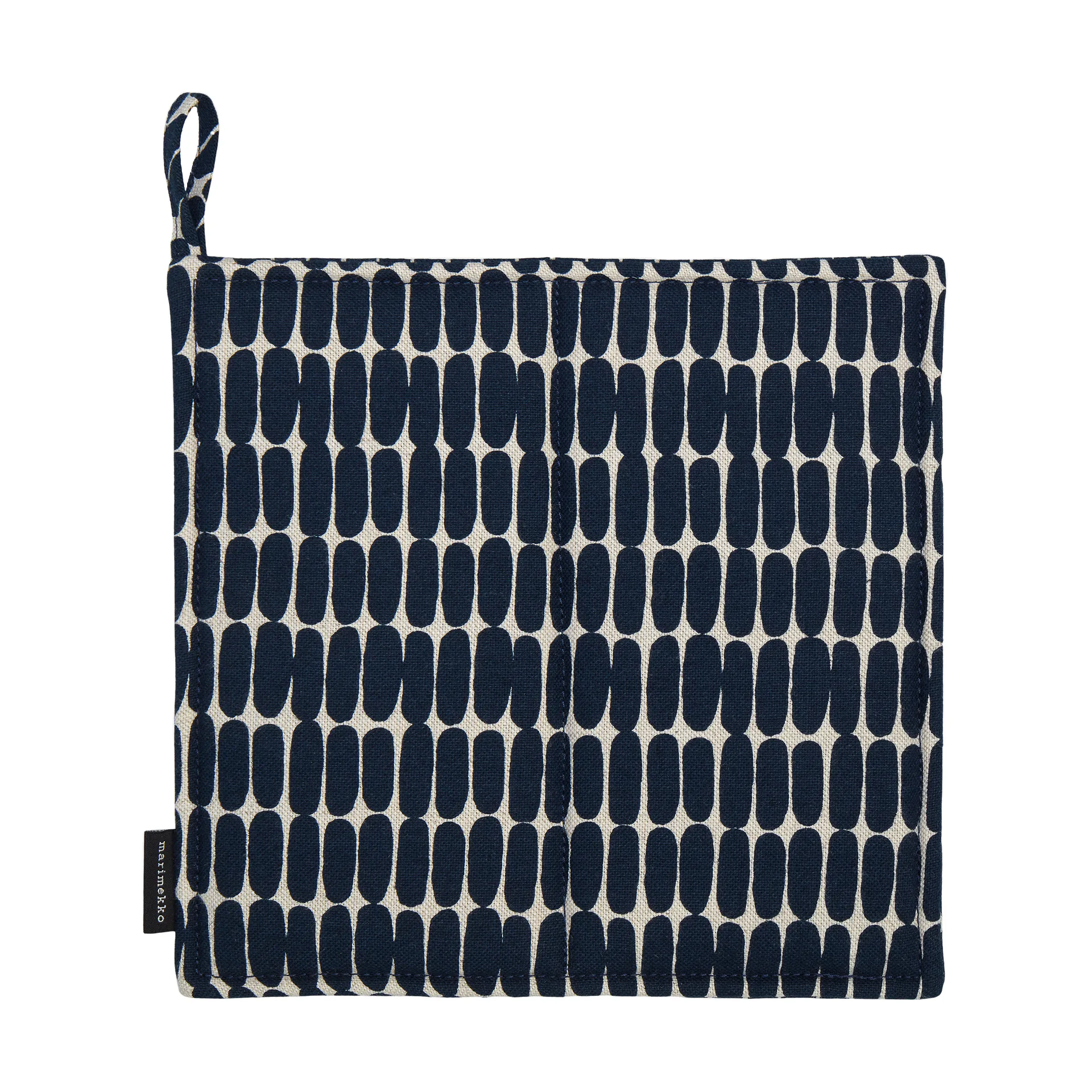 Alku grytelapp 21,5x21,5 cm, Cotton-dark blue Marimekko
