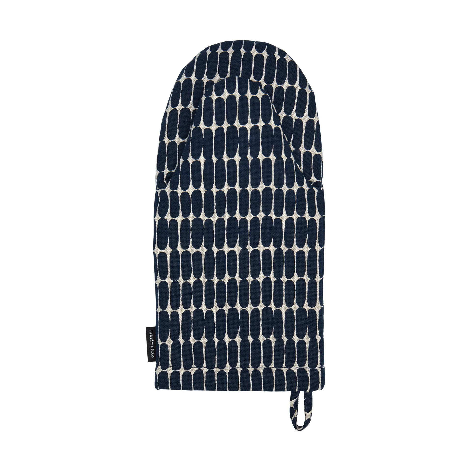 Alku grytevott, Cotton-dark blue Marimekko