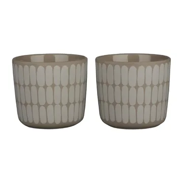 Alku kopp 2-pakning - Terra-white - Marimekko