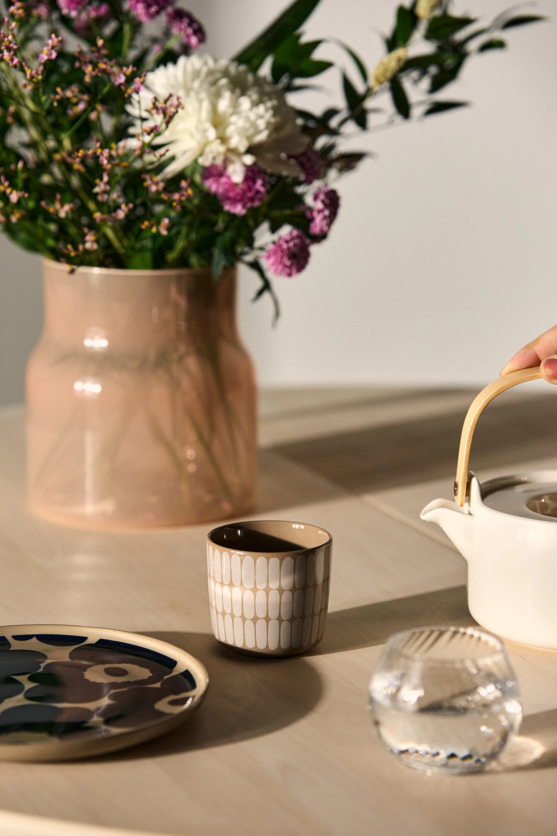 Alku kopp 2-pakning, Terra-white Marimekko