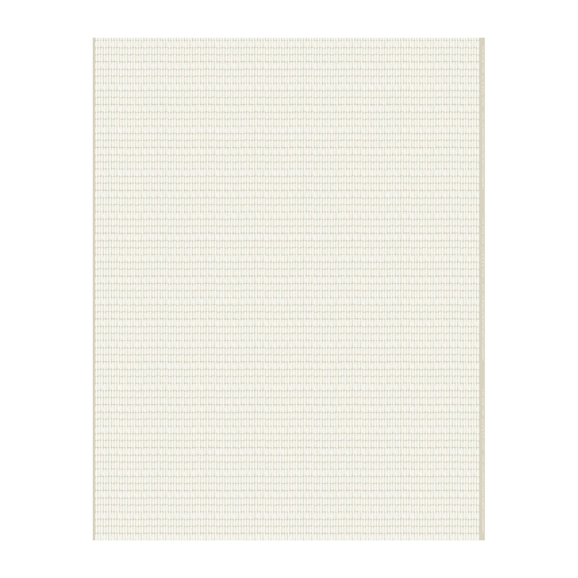 Alku stoff bomull-lin, White Marimekko