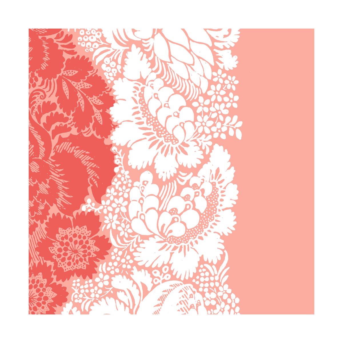 Marimekko Ananas serviett 33 x 33 cm 20-pk Raspberry