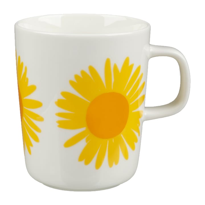 Auringonkukka krus 25 cl - Gul-hvit - Marimekko