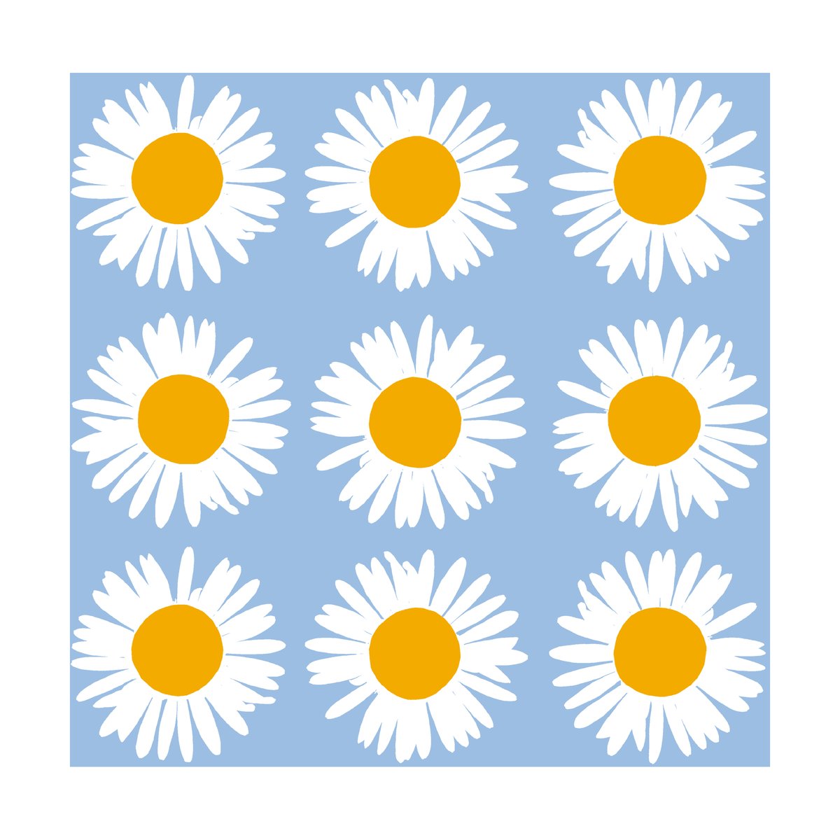 Marimekko Auringonkukka serviett 33x33 cm 20-pk Blue