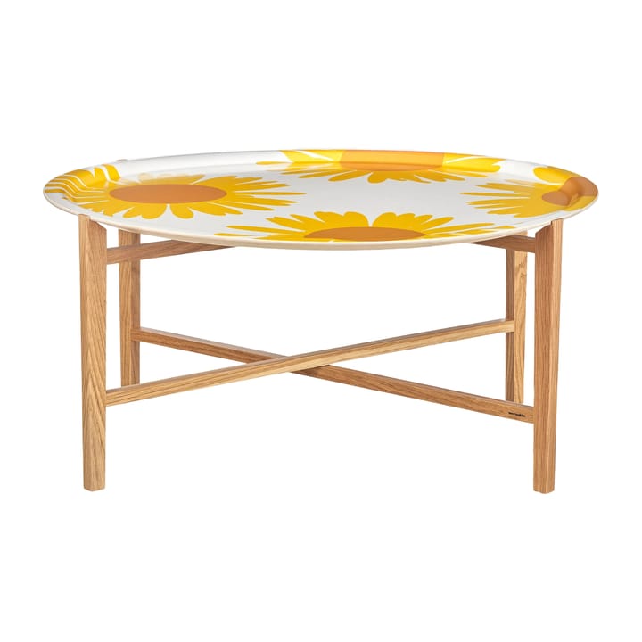 Brettbord understell Ø 65 cm, Eik Marimekko