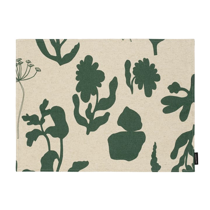 Elokuun Varjot spisebrikke 31 x 42 cm, Grønn-beige Marimekko