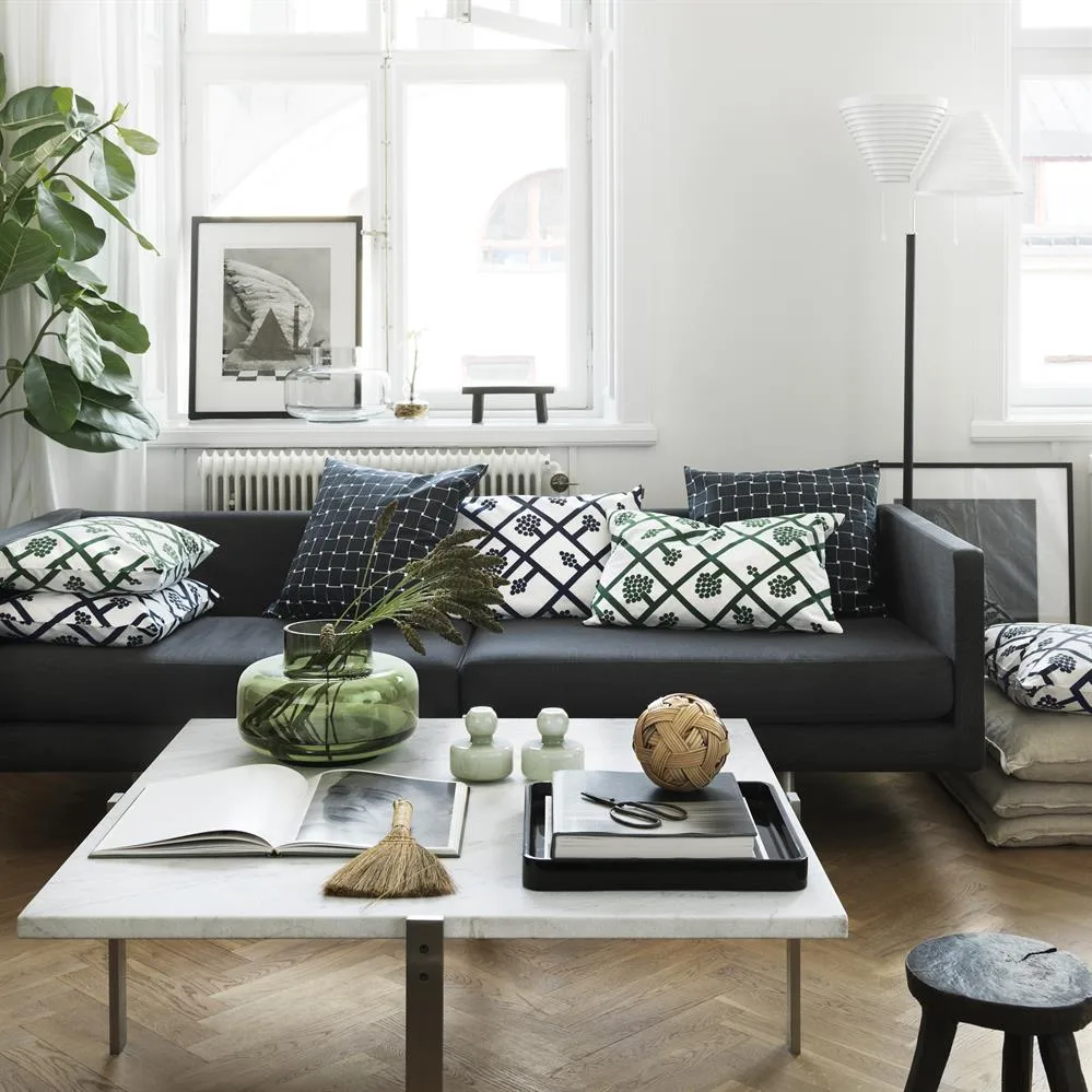 Flower Vase Ø10 cm, olivgrønn Marimekko