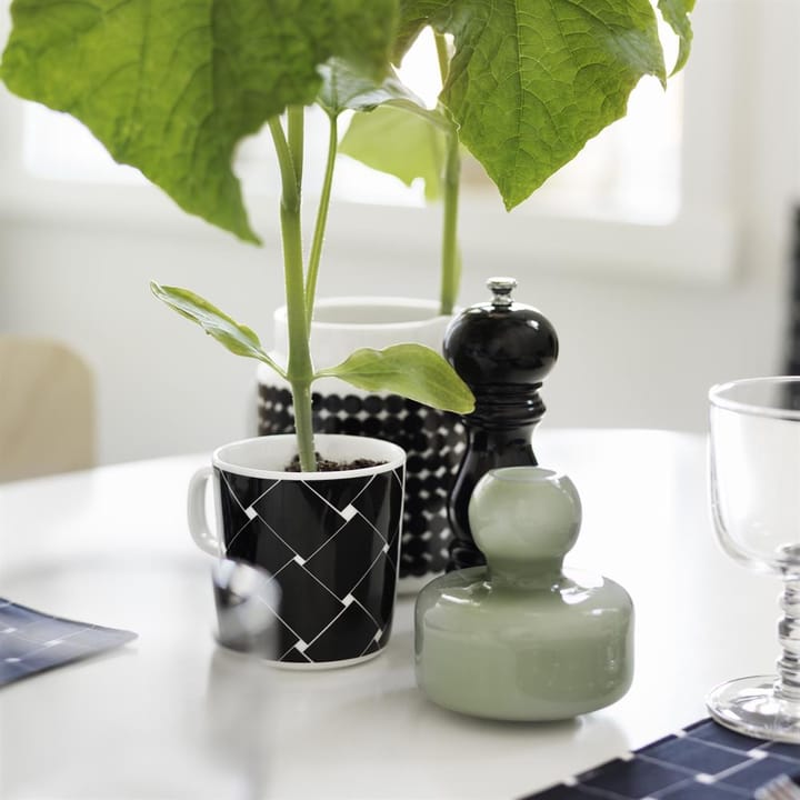 Flower Vase Ø10 cm, olivgrønn Marimekko