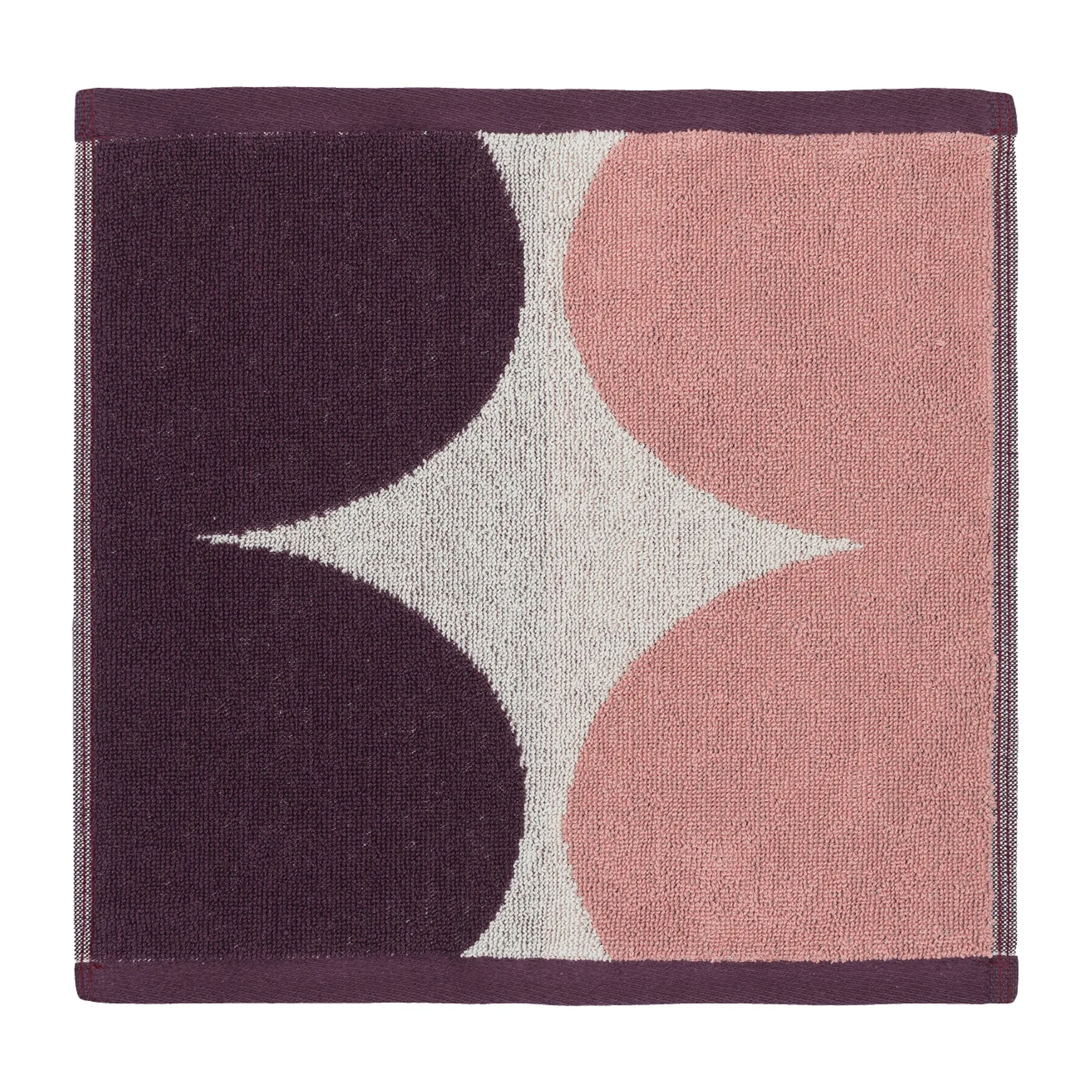 Härkä håndkle mini 30 x 30 cm, hvit-rosa-rød Marimekko