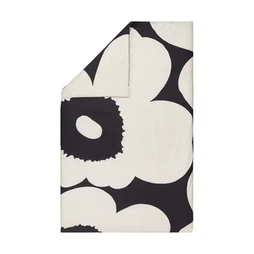 Iso Unikko dynetrekk 150x210 cm - Charcoal-off white - Marimekko