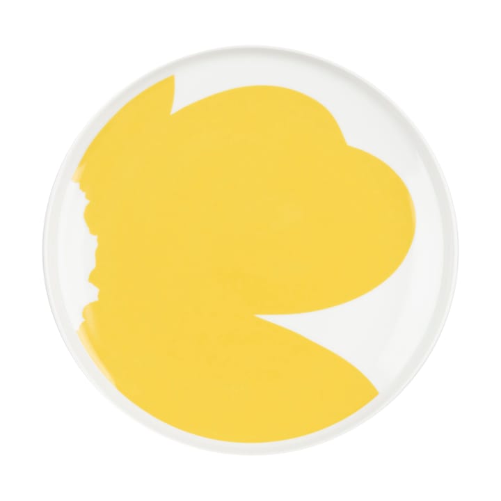 Iso Unikko tallerken Ø25 cm - White-spring yellow - Marimekko