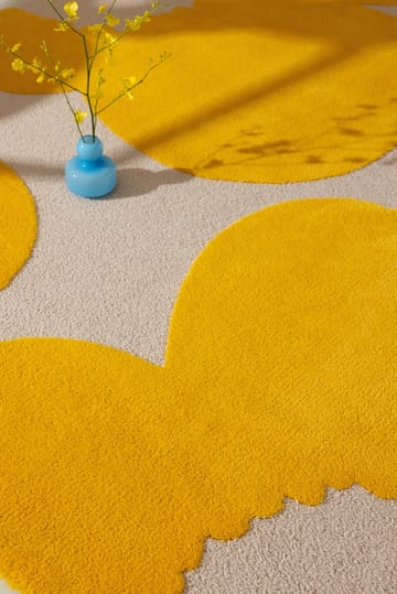 Iso Unikko ullteppe - Yellow, 170x240 cm - Marimekko