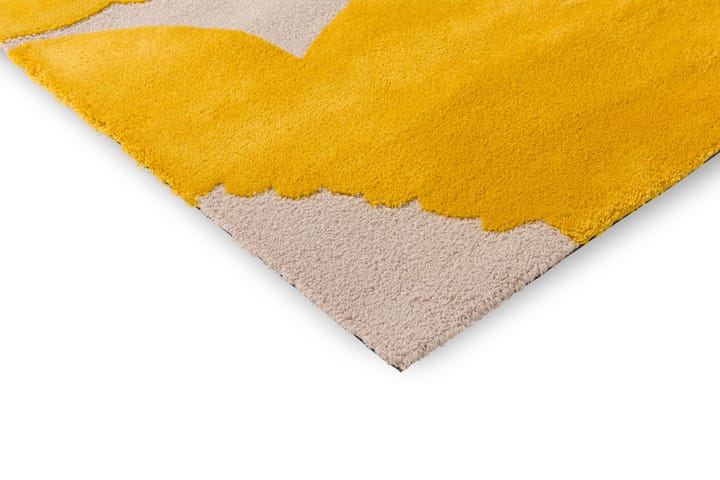 Iso Unikko ullteppe, Yellow, 200x300 cm Marimekko