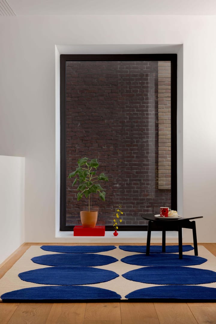 Isot Kvitet ullteppe, Blue, 170x240 cm Marimekko