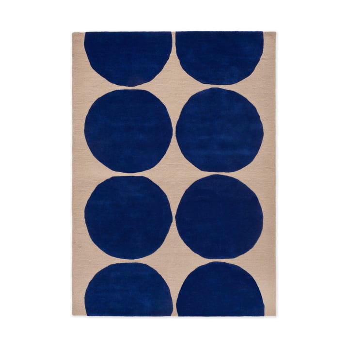 Isot Kvitet ullteppe - Blue, 200x280 cm - Marimekko