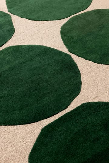Isot Kvitet ullteppe - Green, 170x240 cm - Marimekko