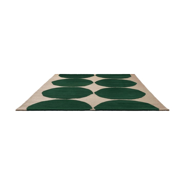 Isot Kvitet ullteppe - Green, 200x280 cm - Marimekko