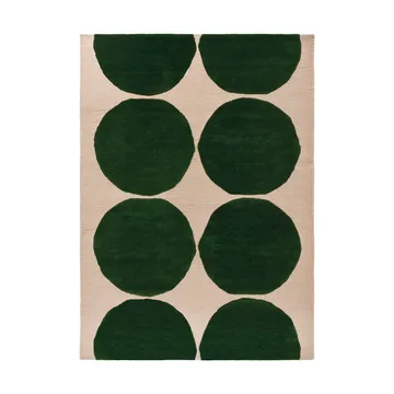 Isot Kvitet ullteppe - Green, 250x350 cm - Marimekko