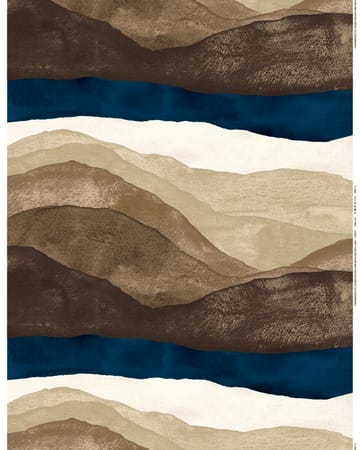 Joiku putevar 40 x 80 cm - Brun-mørkeblå-beige - Marimekko