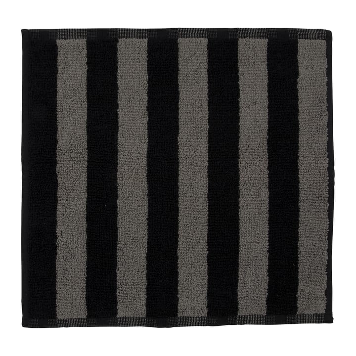 Kaksi Raitaa håndkle grå-svart - 30x30 cm - Marimekko