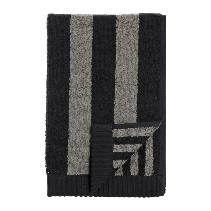 Kaksi Raitaa håndkle grå-svart - 30x50 cm - Marimekko