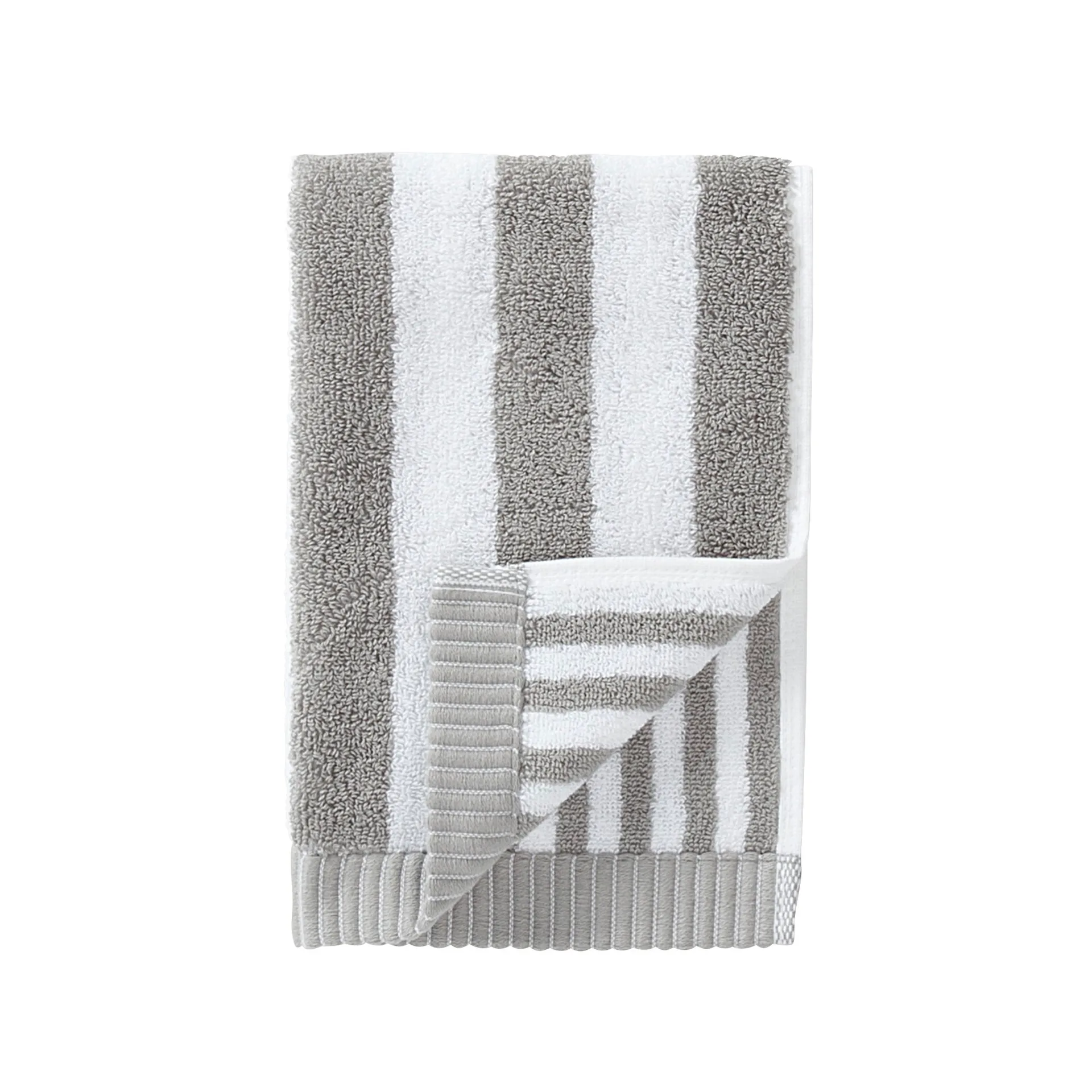 Kaksi Raitaa håndkle grått, gjestehåndkle Marimekko