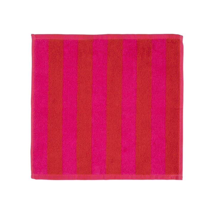 Kaksi Raitaa håndkle rødt - Minihåndkle - Marimekko