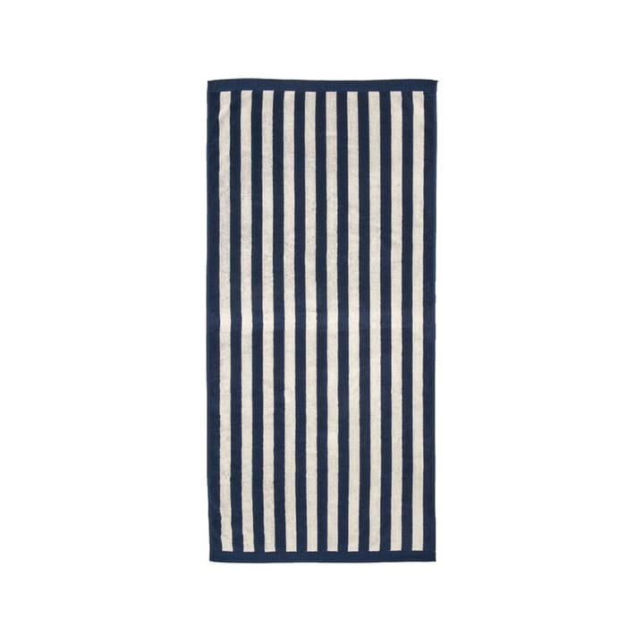 Kaksi Raitaa sand-dark blue, 70 x 150 cm Marimekko