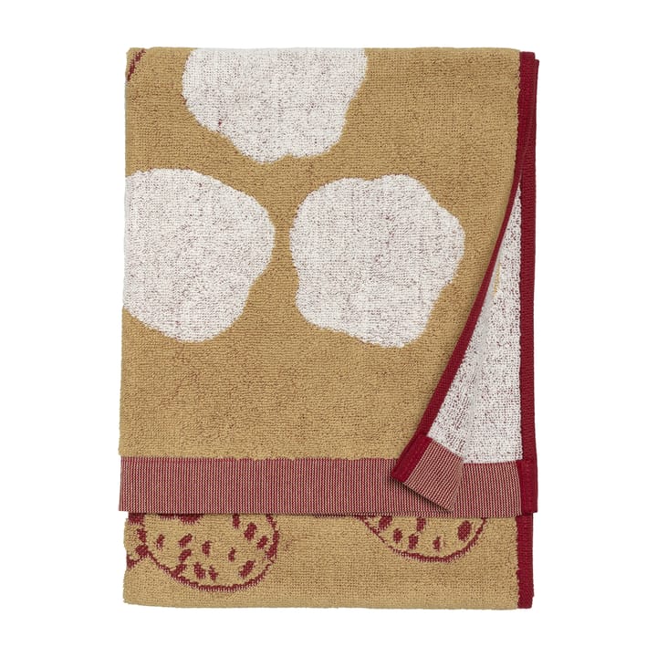 Kaksoset håndkle beige-burgundy - 50 x 70 cm - Marimekko