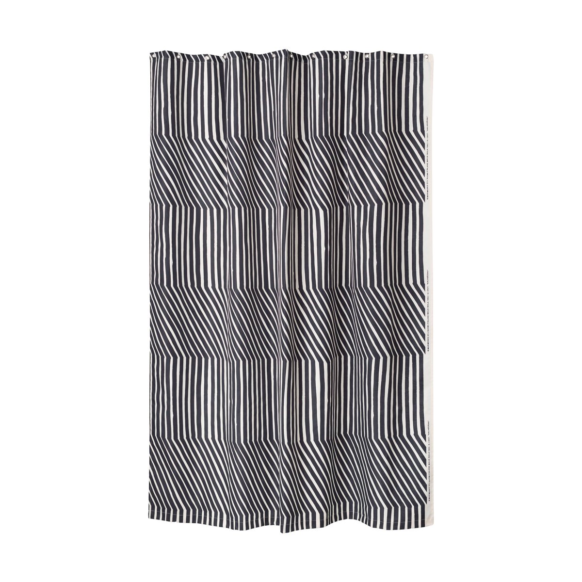 Marimekko Kalasääski dusjforheng 180x200 cm Off white- charcoal