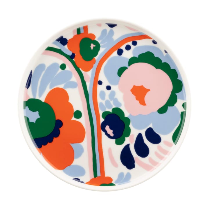Karuselli servise 4 deler, White-orange-blue-emerald Marimekko