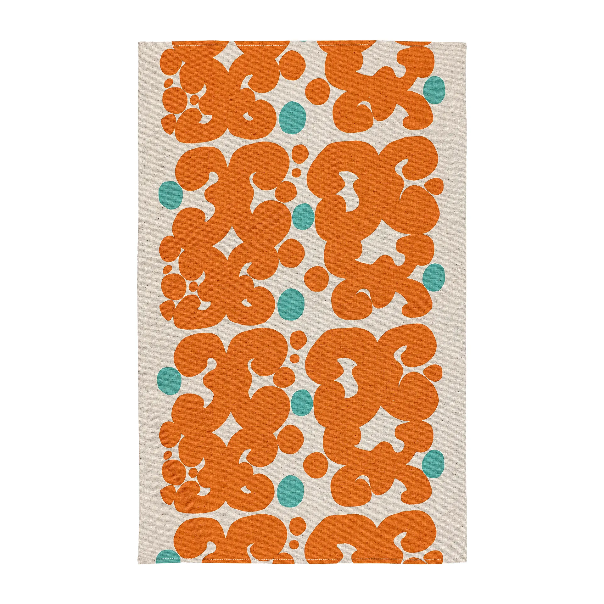 Keidas kjøkkenhåndkle 43 x 70 cm, Beige-oransje-turkis Marimekko