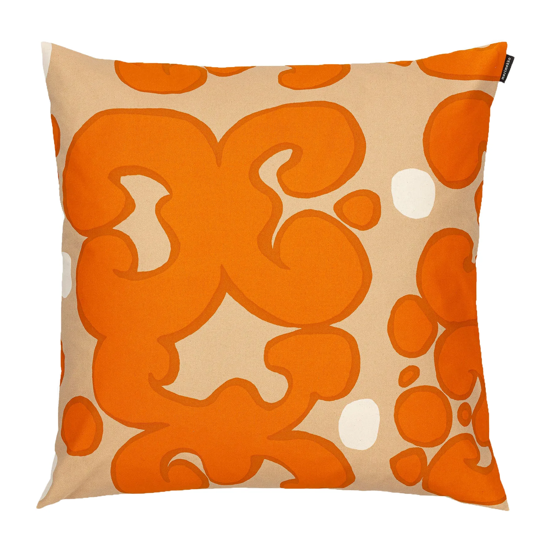 Keidas putevar 50 x 50 cm, Beige-oransje-hvit Marimekko