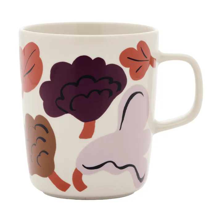 Kukasta Kukkaan krus - Stoneware-plomme-bronse-terrakotta 25 cl - Marimekko