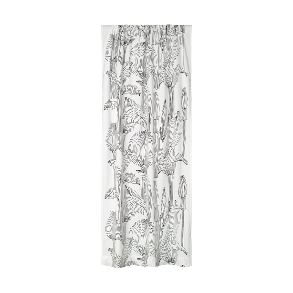 Bilde av Marimekko Kukat Puhkeavat gardinlengde 135x245 cm White-black