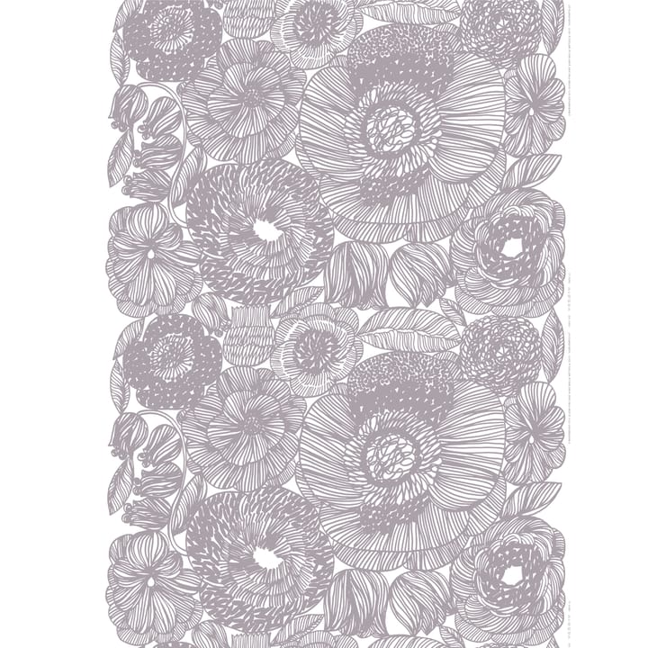 Kurjenpolvi tekstil - grå-hvit - Marimekko