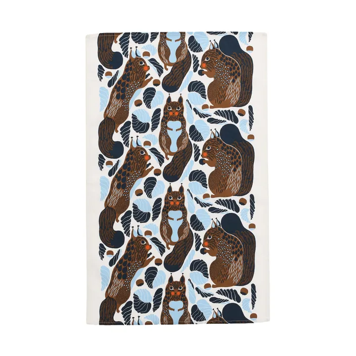 Kurre kjøkkenhåndkle 43x70 cm - White-light blue-toffee - Marimekko