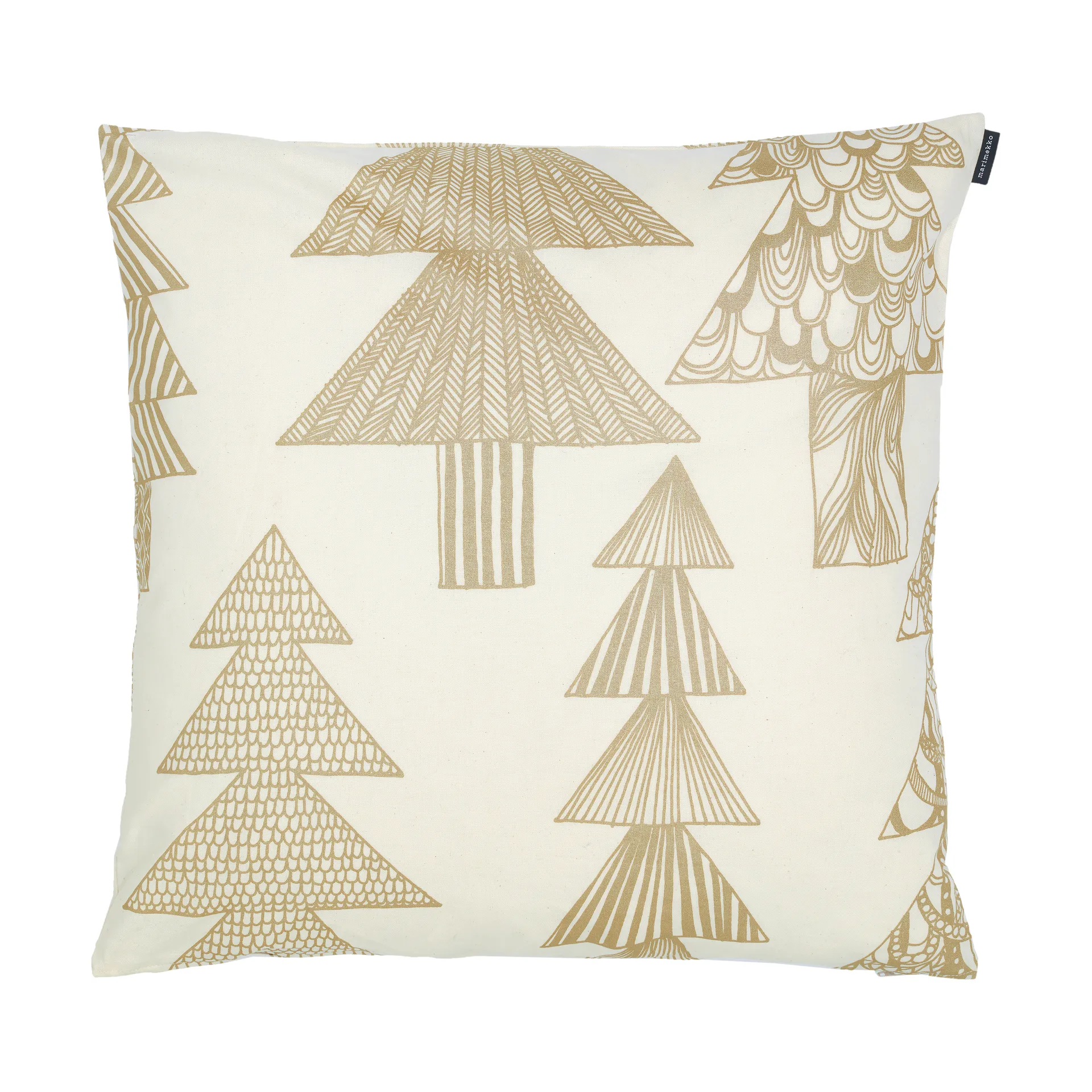 Kuusikossa putetrekk 50x50 cm, Cotton-gold Marimekko