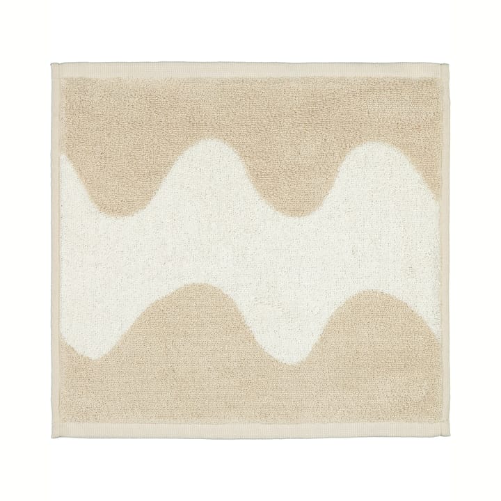 Lokki håndkle beige-hvit - 30x30 cm - Marimekko