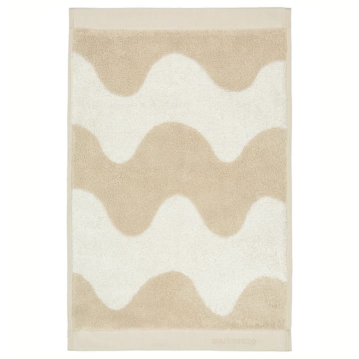 Lokki håndkle beige-hvit - 30x50 cm - Marimekko