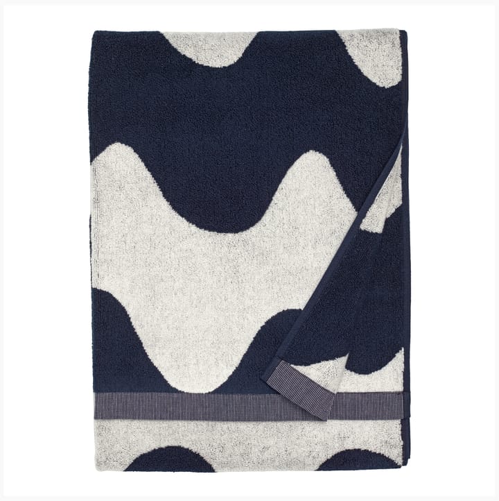 Lokki håndkle mørkeblå-hvit - 70 x 140 cm - Marimekko
