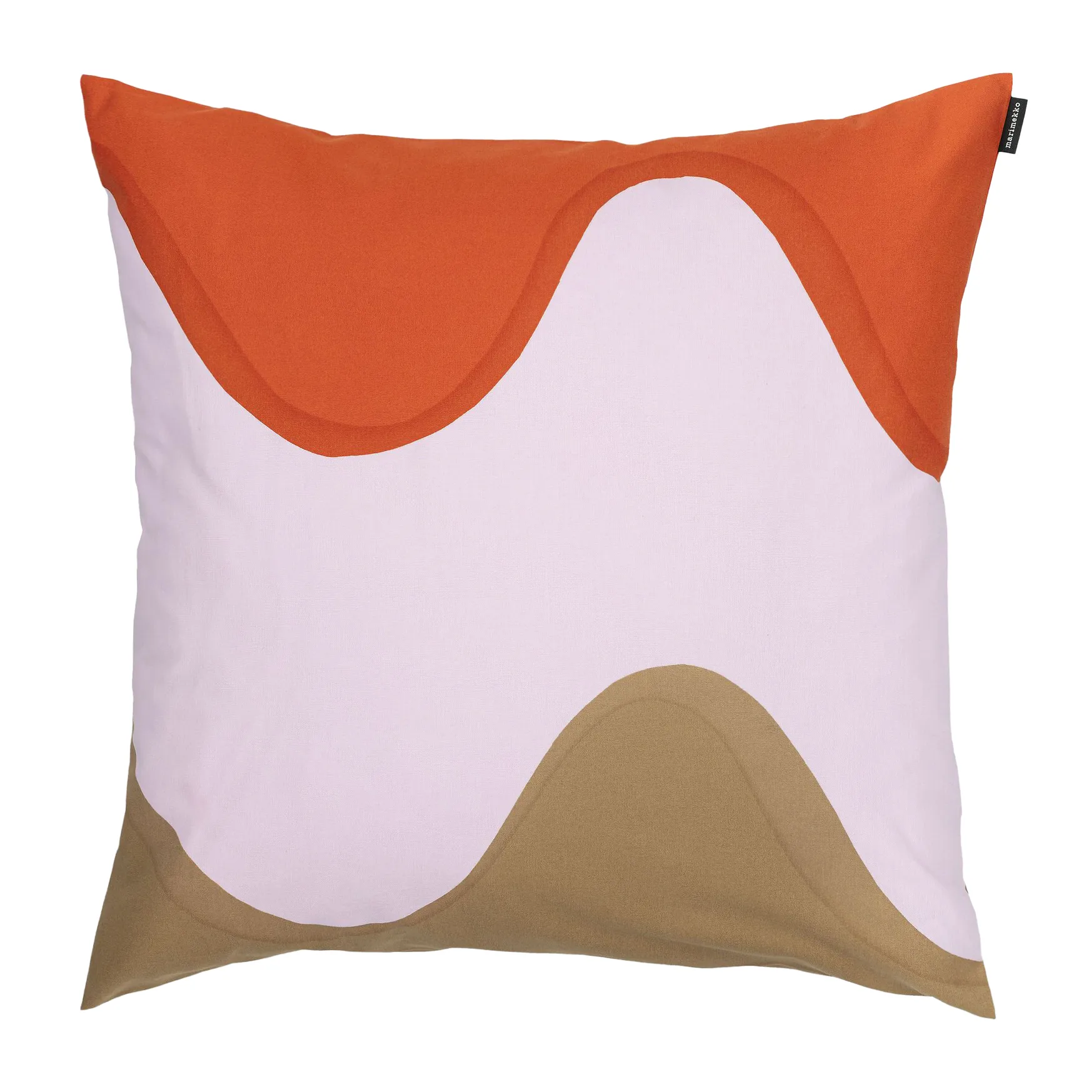 Lokki putevar 50 x 50 cm, Rød-brun-grønn Marimekko