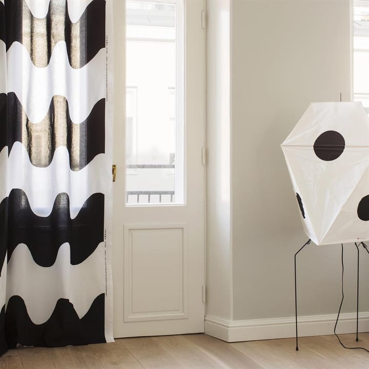 Lokki tekstil, svart-hvit Marimekko