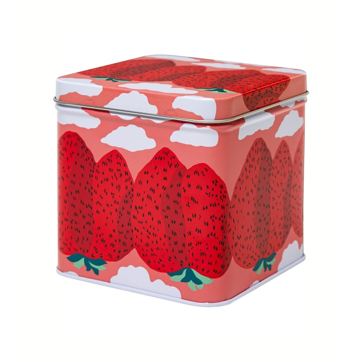 Mansikkavuoret oppbevaringsboks - Rosa-rød - Marimekko